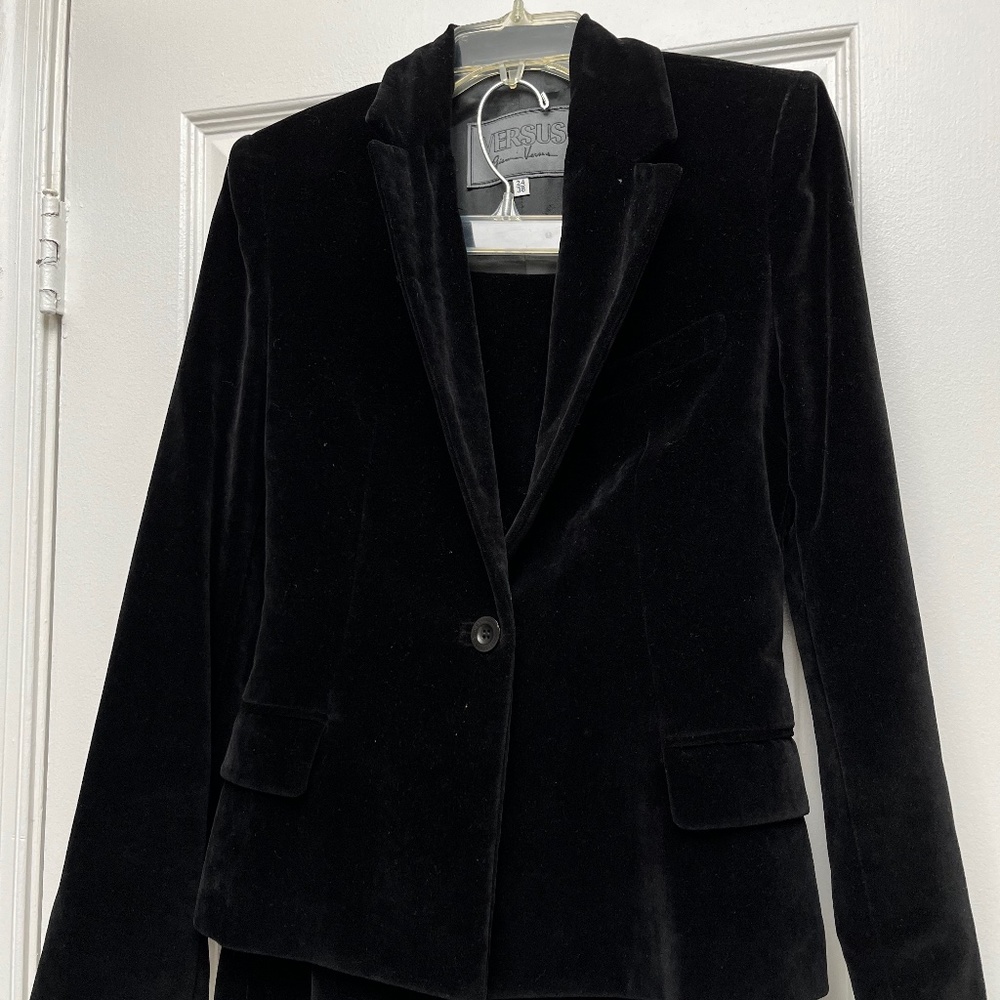 Velvet Suit (skirt & jacket)